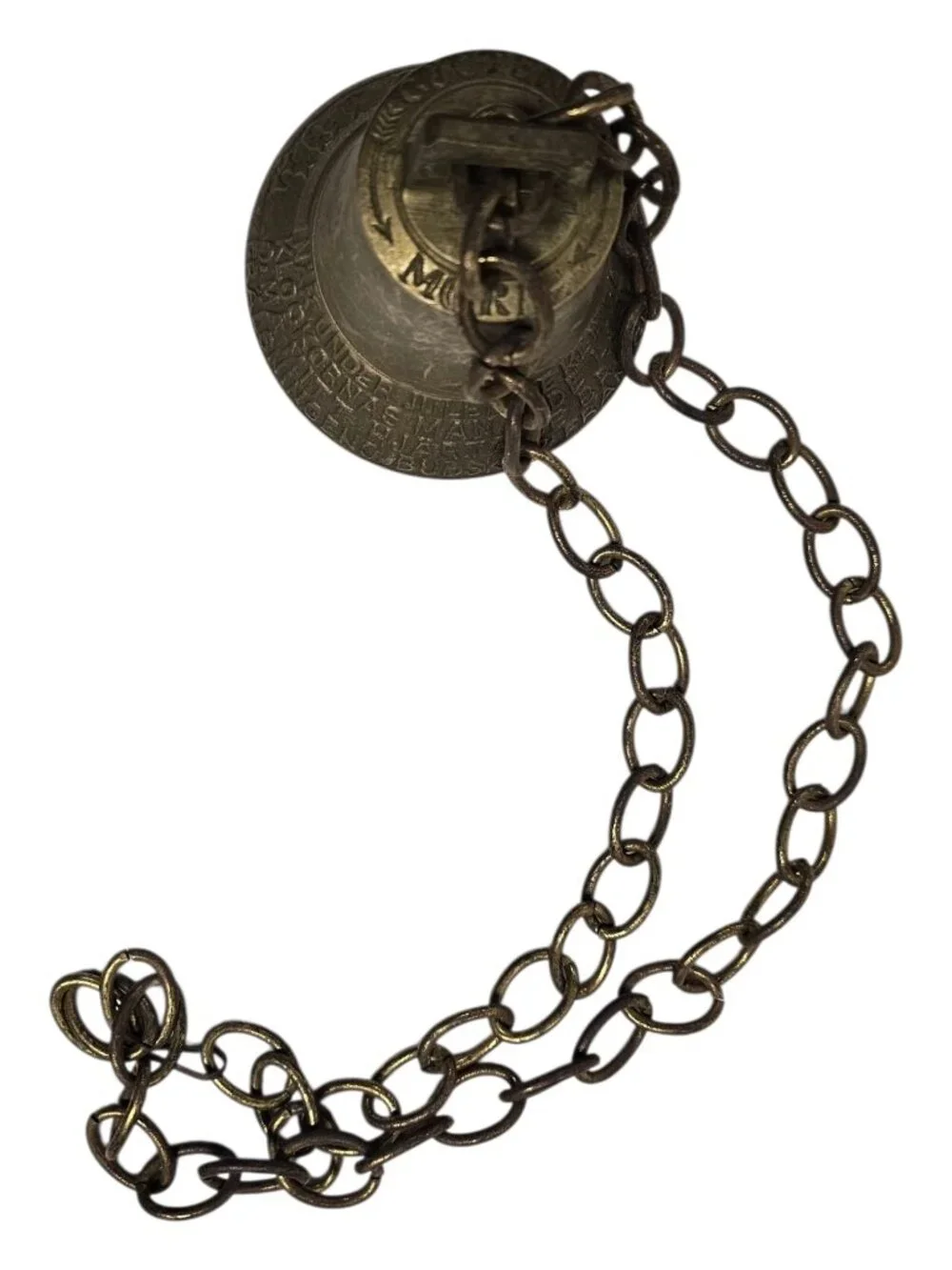 Fridfull Jul - Traditional Swedish Mora cast brass folk art bell